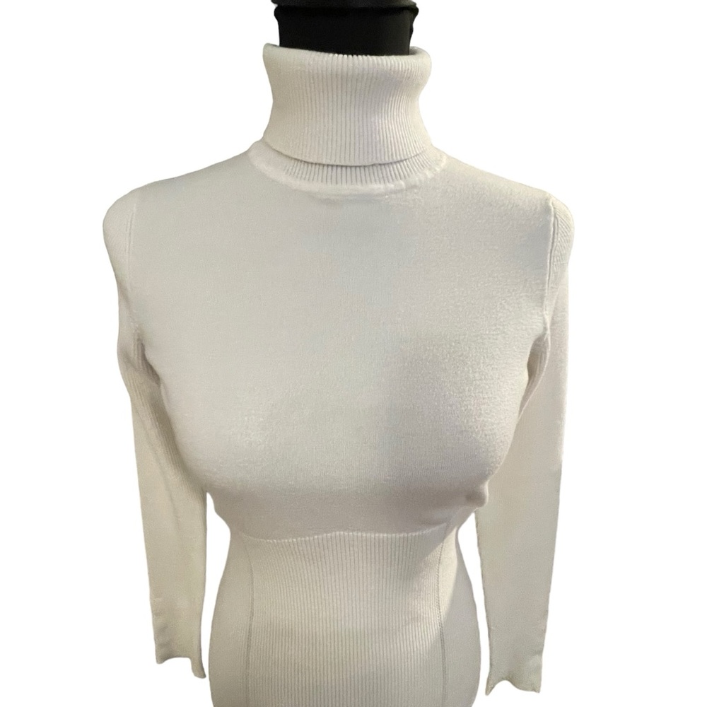 White House Black Market White Turtleneck Sweater - Picture 2 of 15